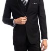 Men Suit Vested slims Charcoal