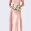 Sarah 01 dusty rose bridesmaid dress