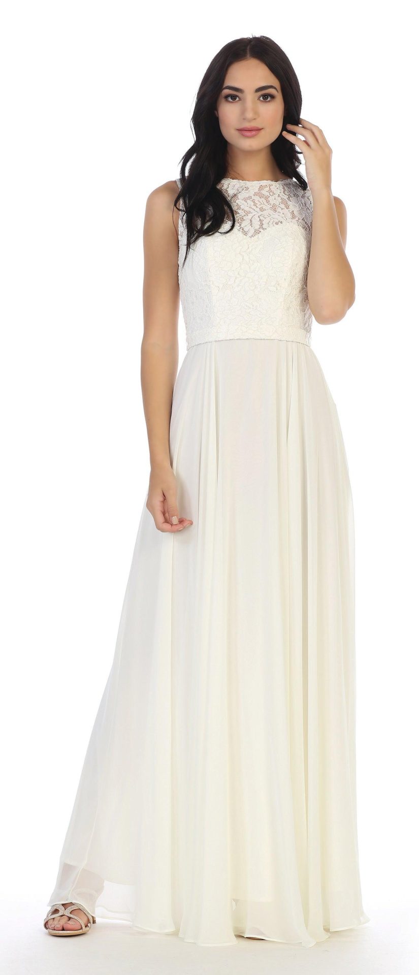 Sarah 04 Bridesmaid Dress Off white