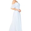 Sarah No17 Dusty Blue Bridesmaid Dress Side
