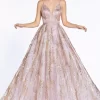 glitter-print-ball-gown-dress-