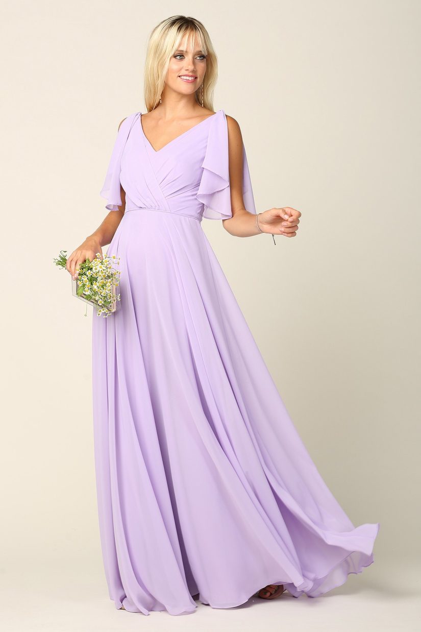 Keren B. #30 Bridesmaid Dress Pinky Purple