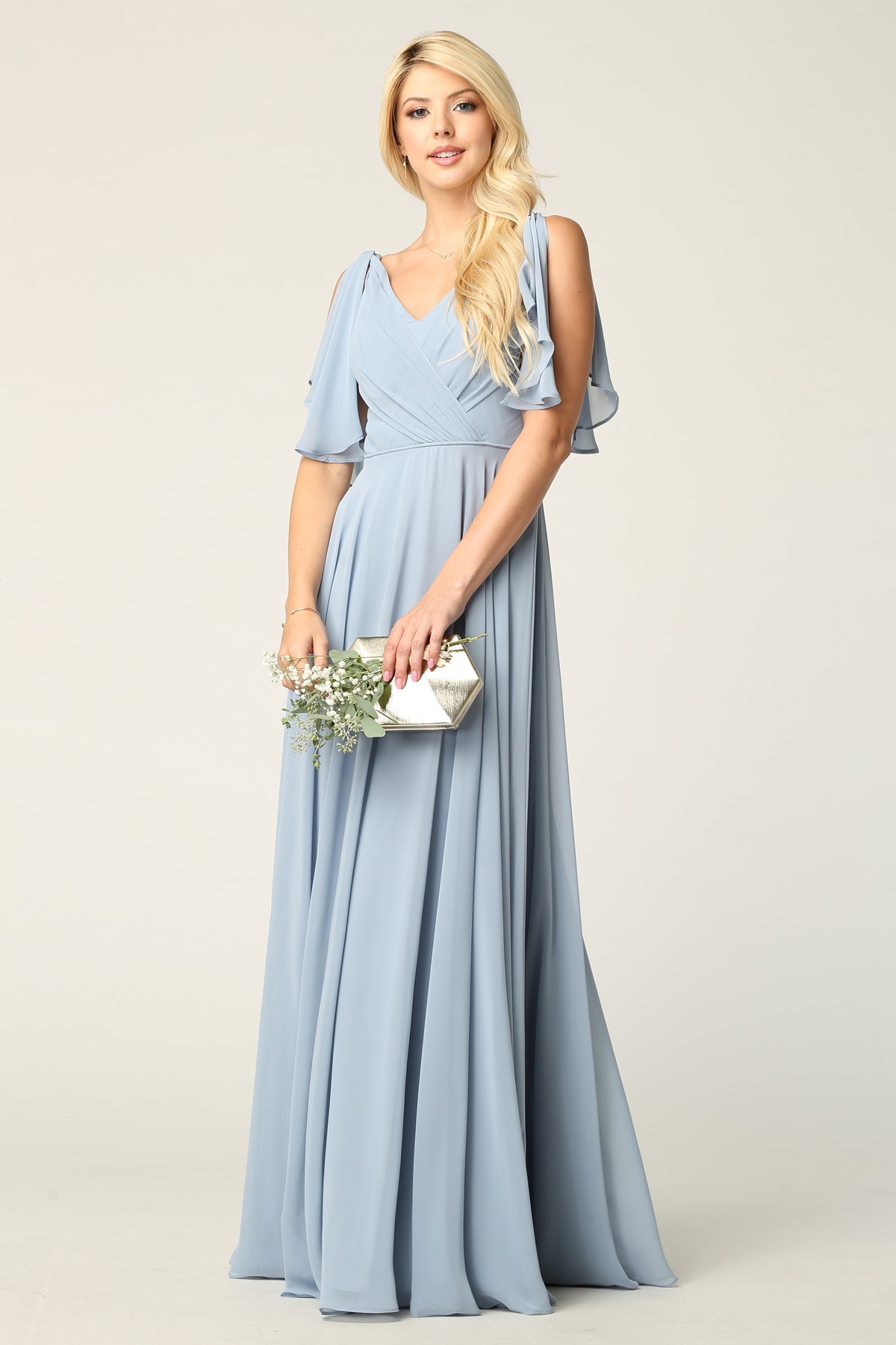 Keren B #30 Bridesmaid dresses Powder blue