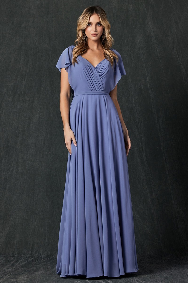 Keren B29 Bridesmaid dress slate blue