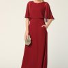 Keren_B._#315 dark red burgundy mother of the bride dress