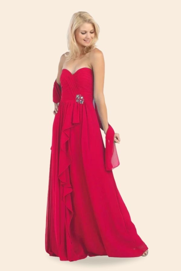 kerenb sarah11 bridesmaid dress red
